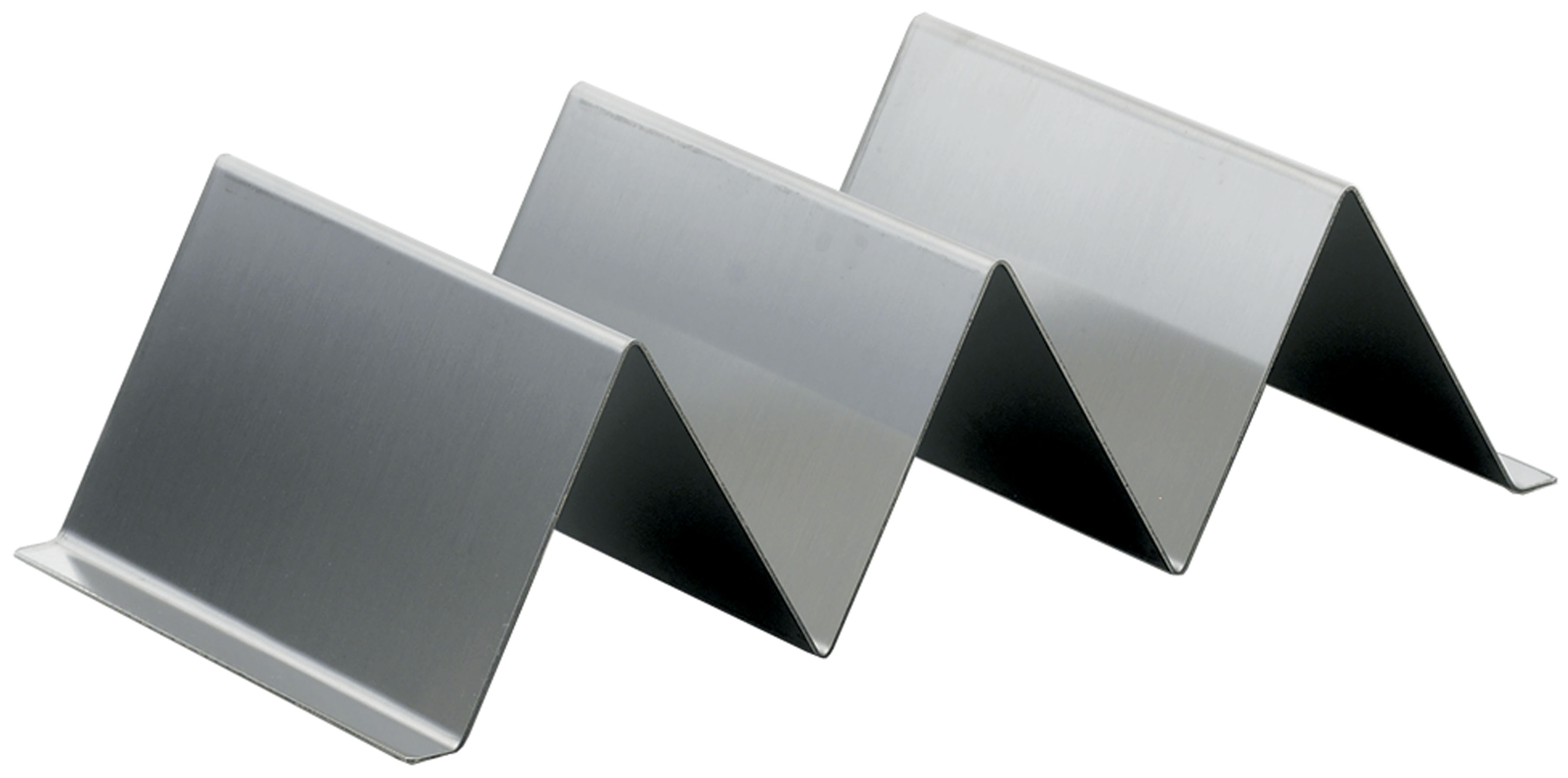 Baguettehalter - Modell 350, 2 Fächer, EdSt. 18/10, LxBxH: 250 x 140 x 70 mm