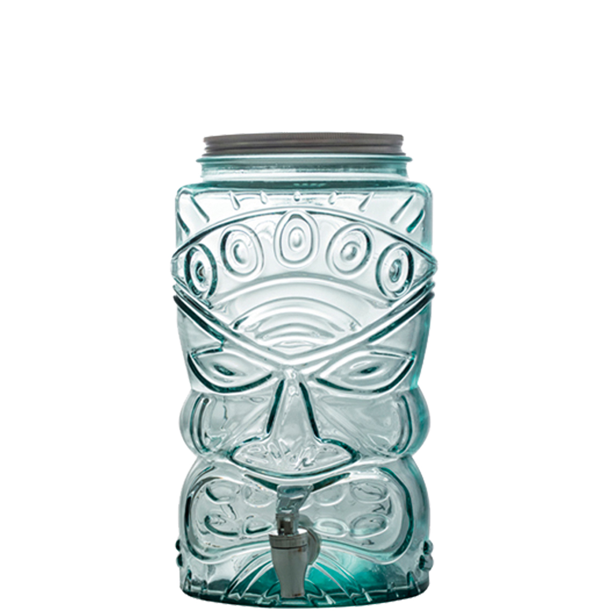 Dispenser m. Zapfhahn Tiki 600 cl, Inhalt: 6 ltr., H: 32 cm, D: 19 cm