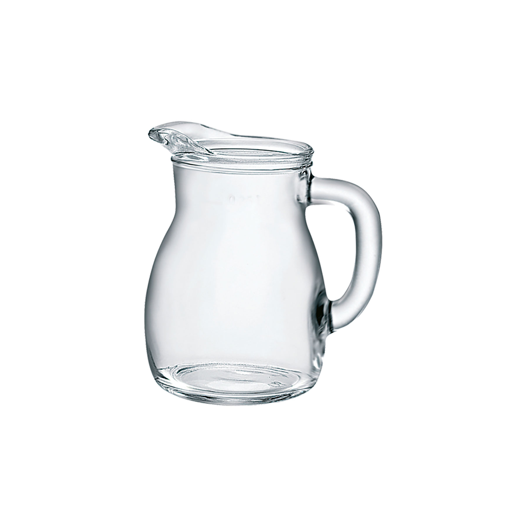 Krug Bistrot m. Füllstrich 0.25 ltr. |-|, Inhalt: 300 ml, D: 103 x 81 mm, H: 115 mm