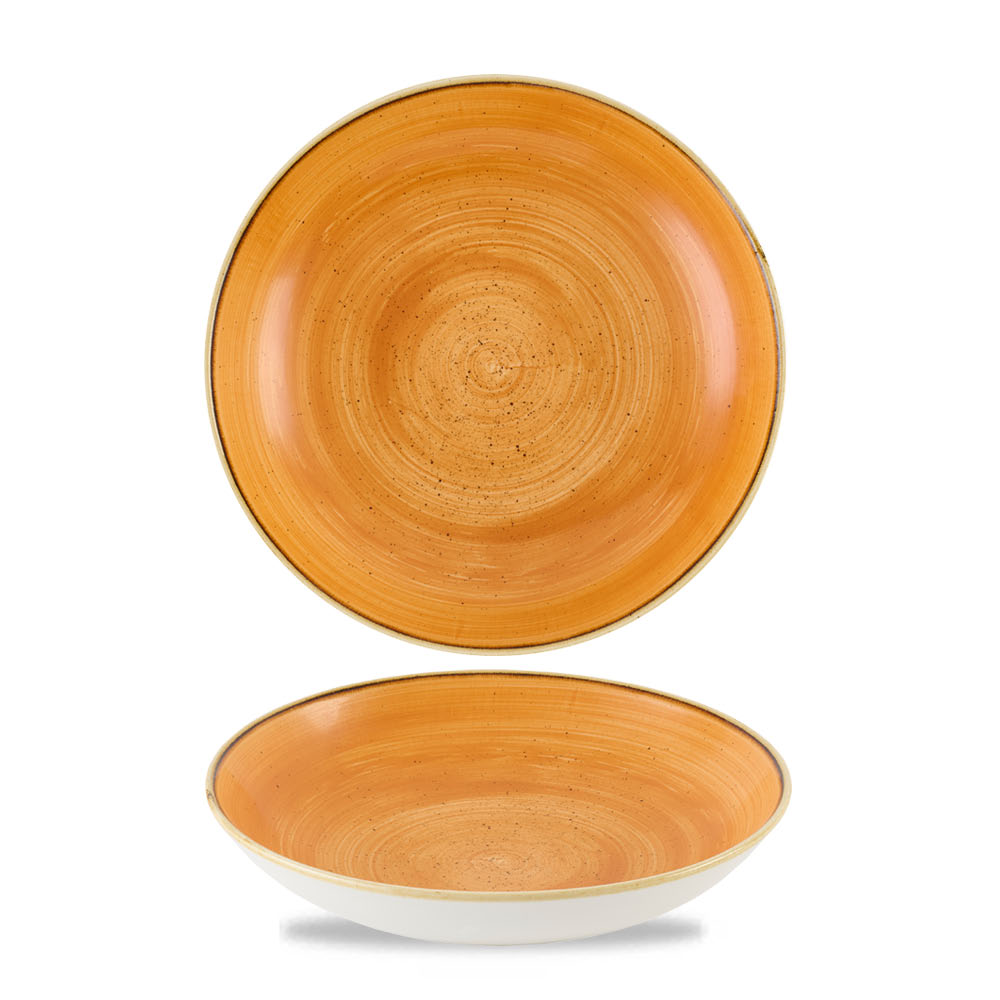Churchill, Stonecast : Tangerine - Teller tief Coup, 18,2 cm/ 0,43 ltr.