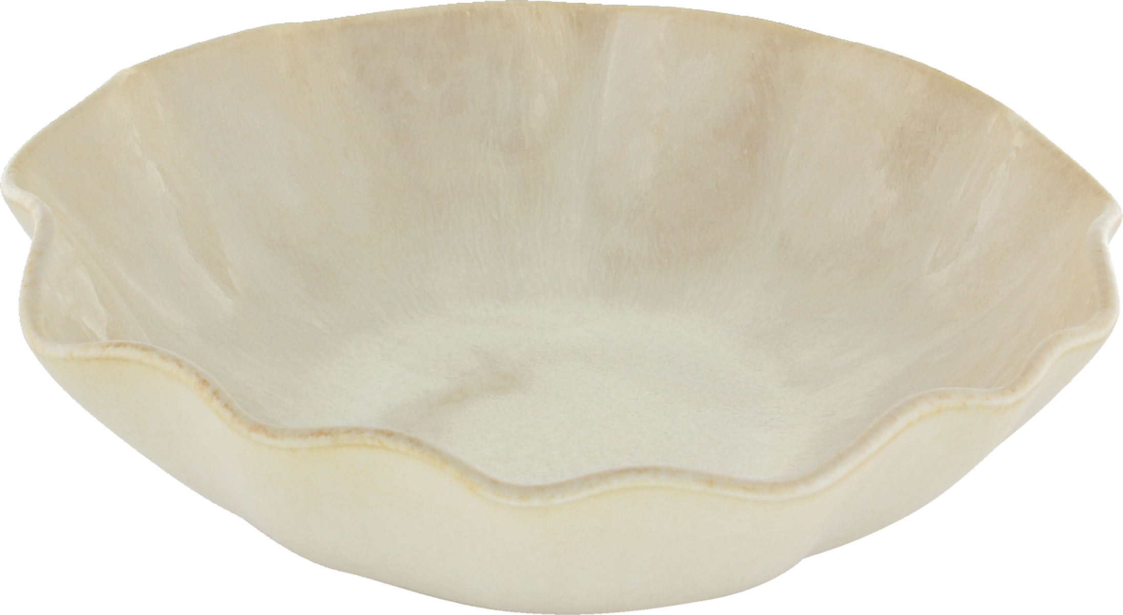 Playground, Steinzeug - NAMI : Teller, tief, rund, sandfarben, 22 cm/ 1,1 ltr.