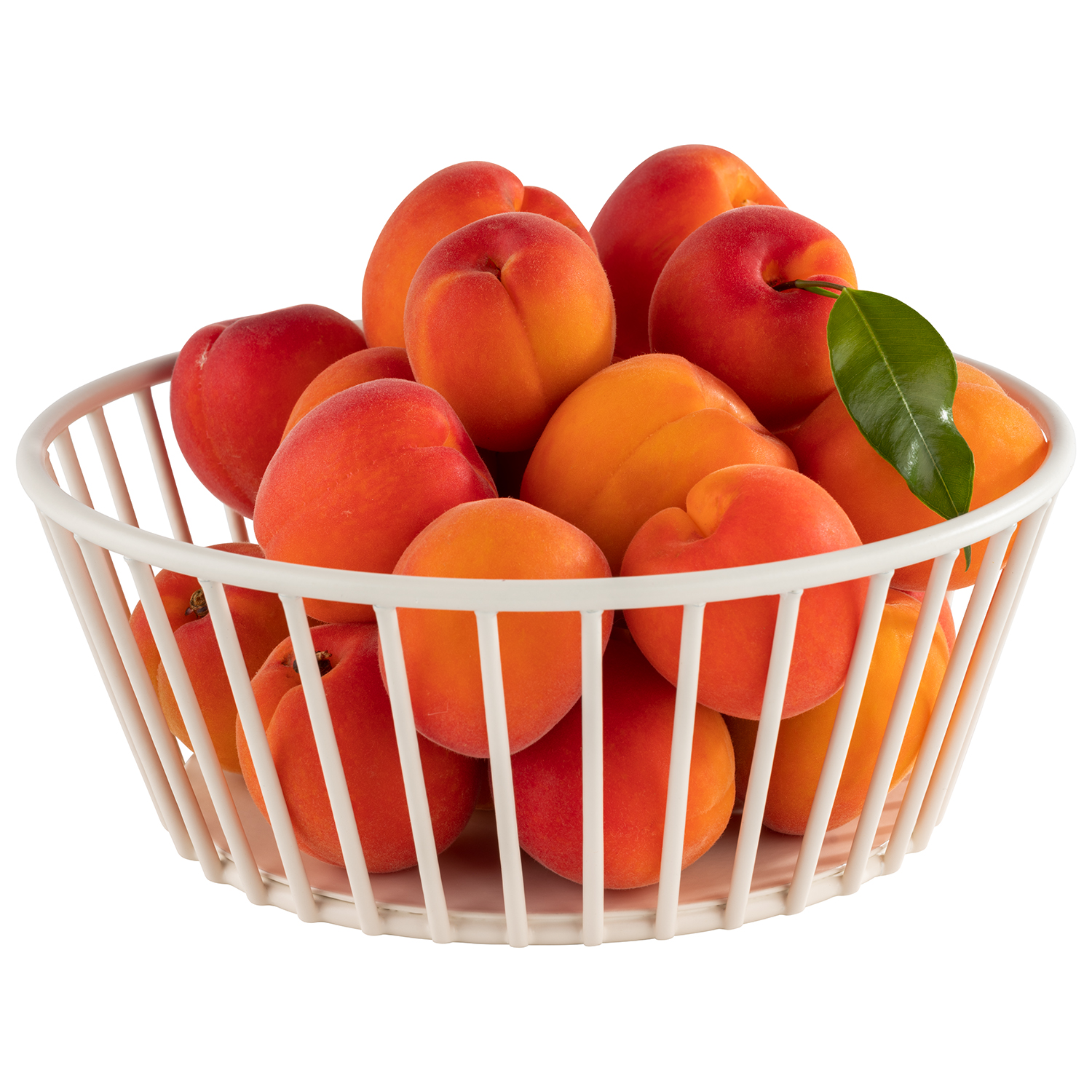 Korb URBAN, Metall, D: 17 cm, H: 7 cm, Farbe: whisper white