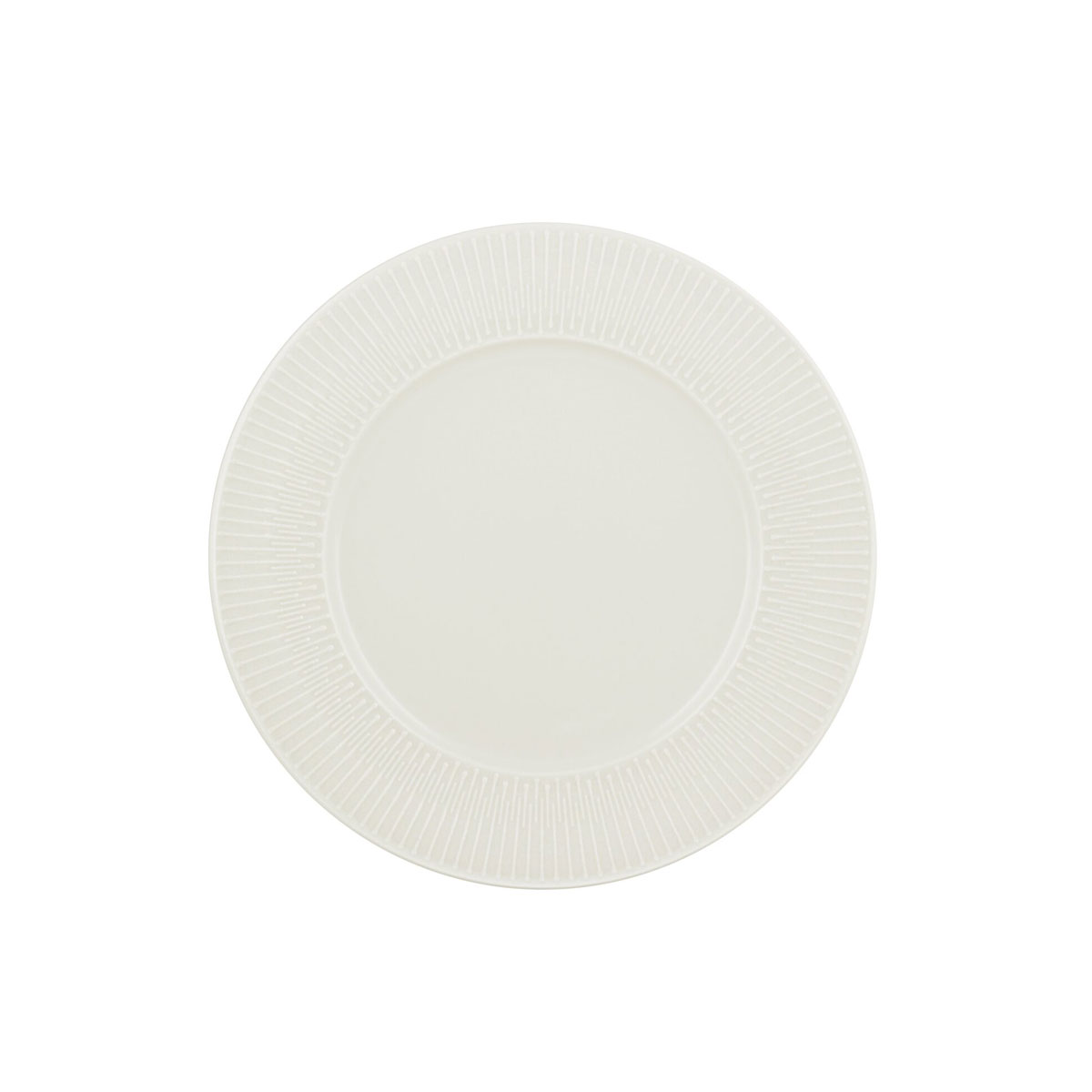 Schönwald, Vibes : Teller flach rund Fahne Relief, bonewhite, 23 cm