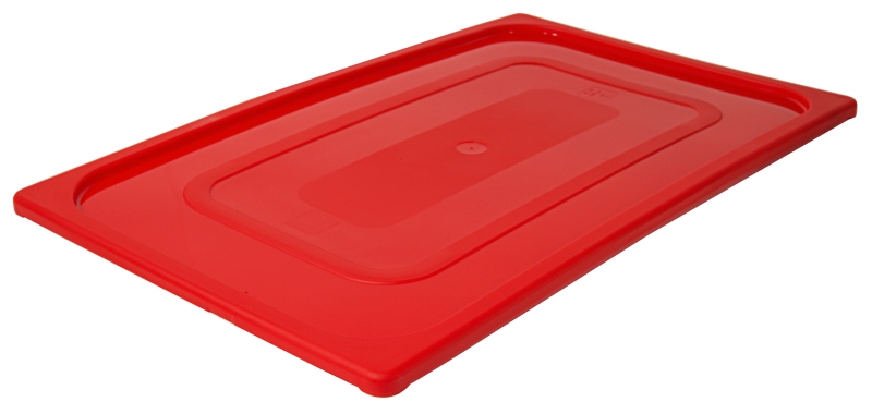 GN-Deckel Polypropylen 1/1 für Serie 5511, 53 x 32,5 cm, Fb. rot