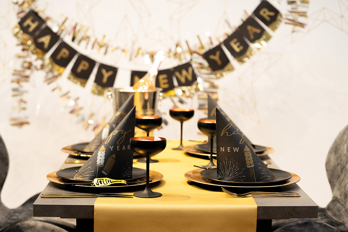 Servietten - Sylvestermotiv ROCKY Tissue