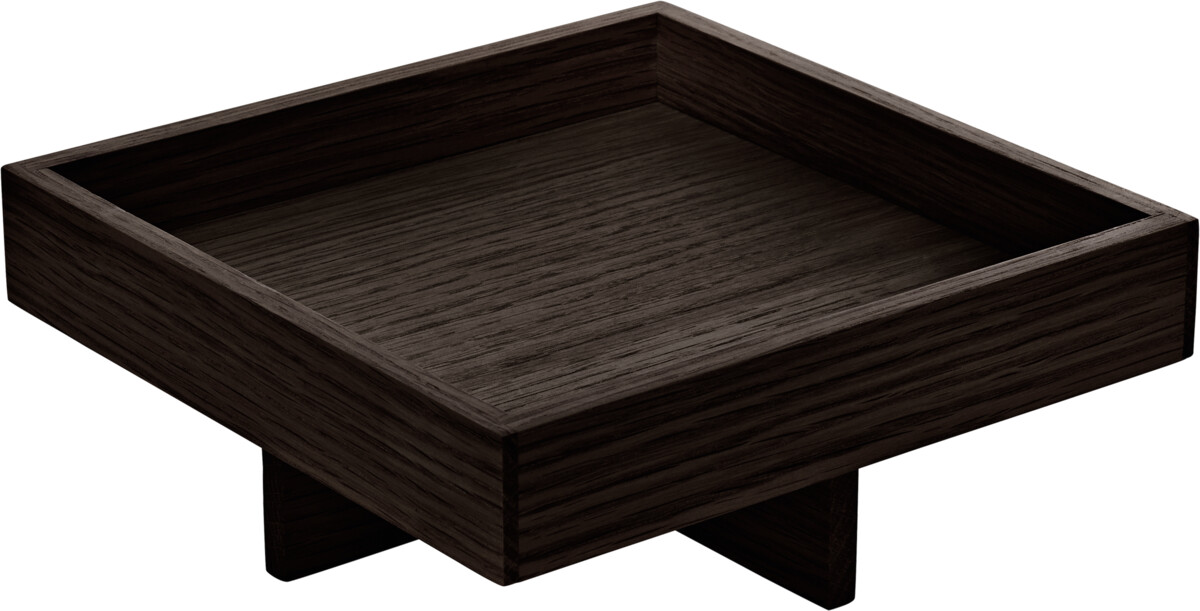 Playground, Ananti Wenge - Menage eckig 18 x 18 cm auf Fuss 4 cm/ 7,1 cm