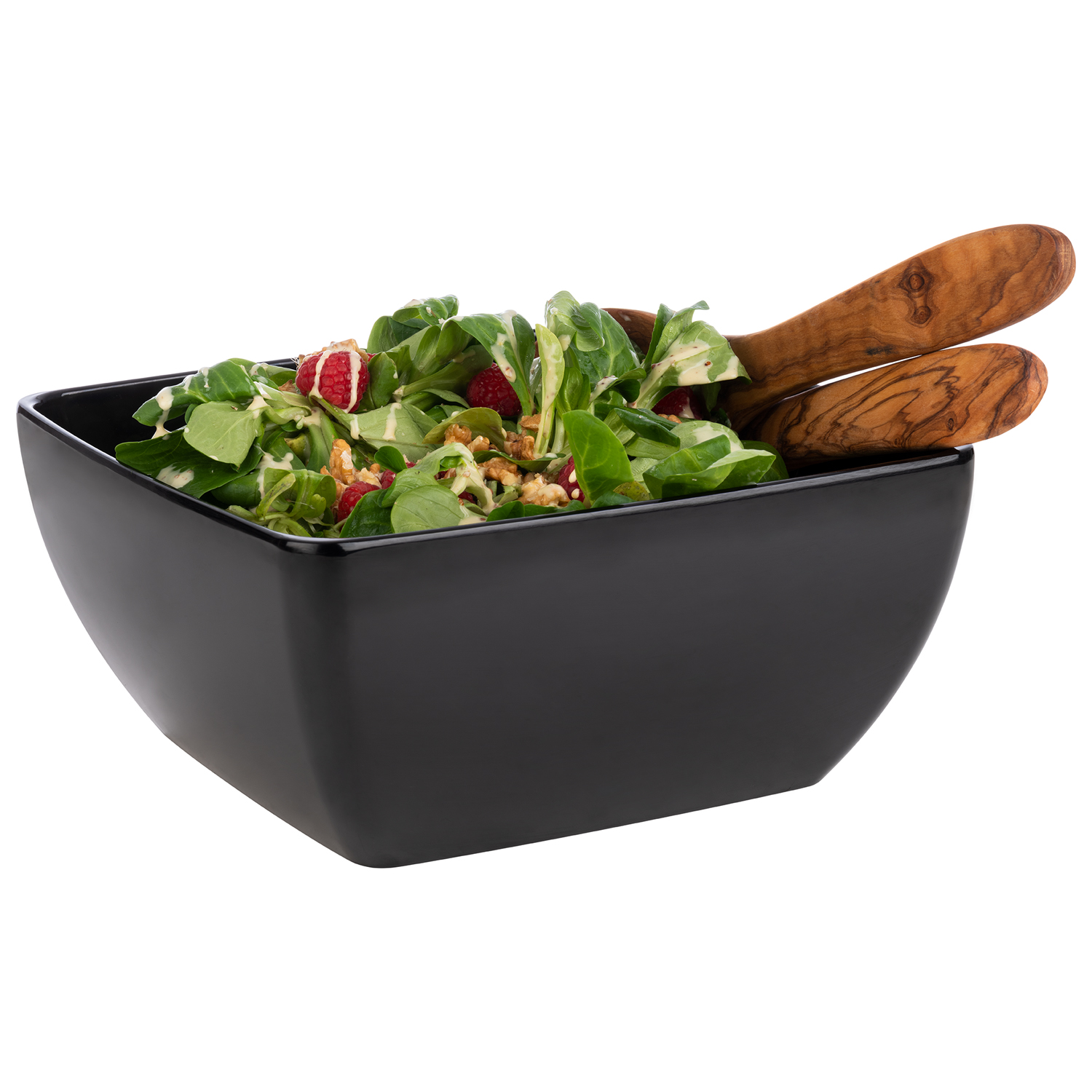 Buffetständer m. Antirutschbeschichtung WAVE, PVC, Metall schwarz, D: 24 cm, H: 13 cm