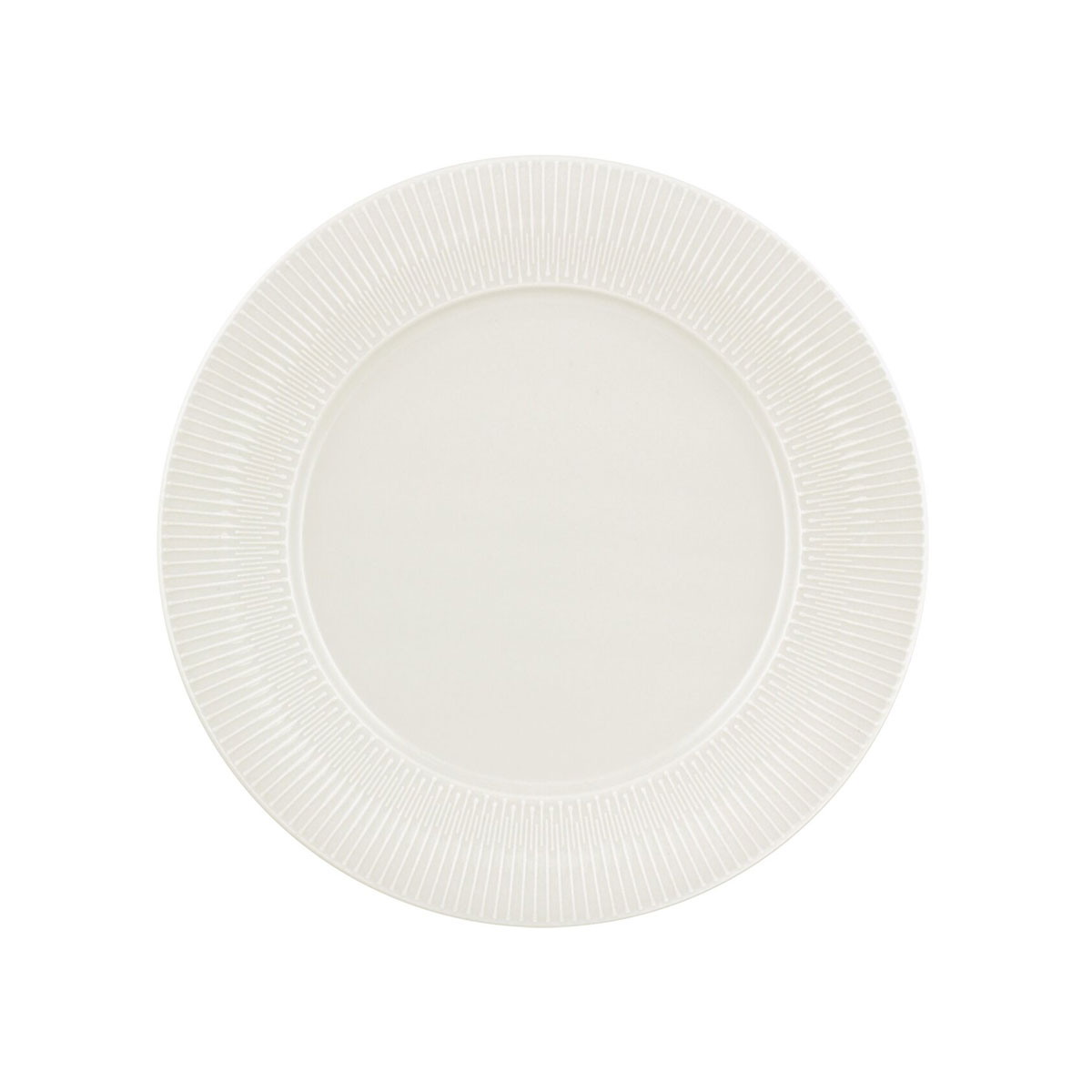Schönwald, Vibes : Teller flach rund Fahne Relief, bonewhite, 26 cm