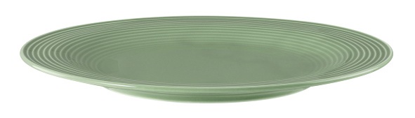 Seltmann Weiden, Beat : Salbeigrün - Frühstücksteller rund mit Relief, 23 cm