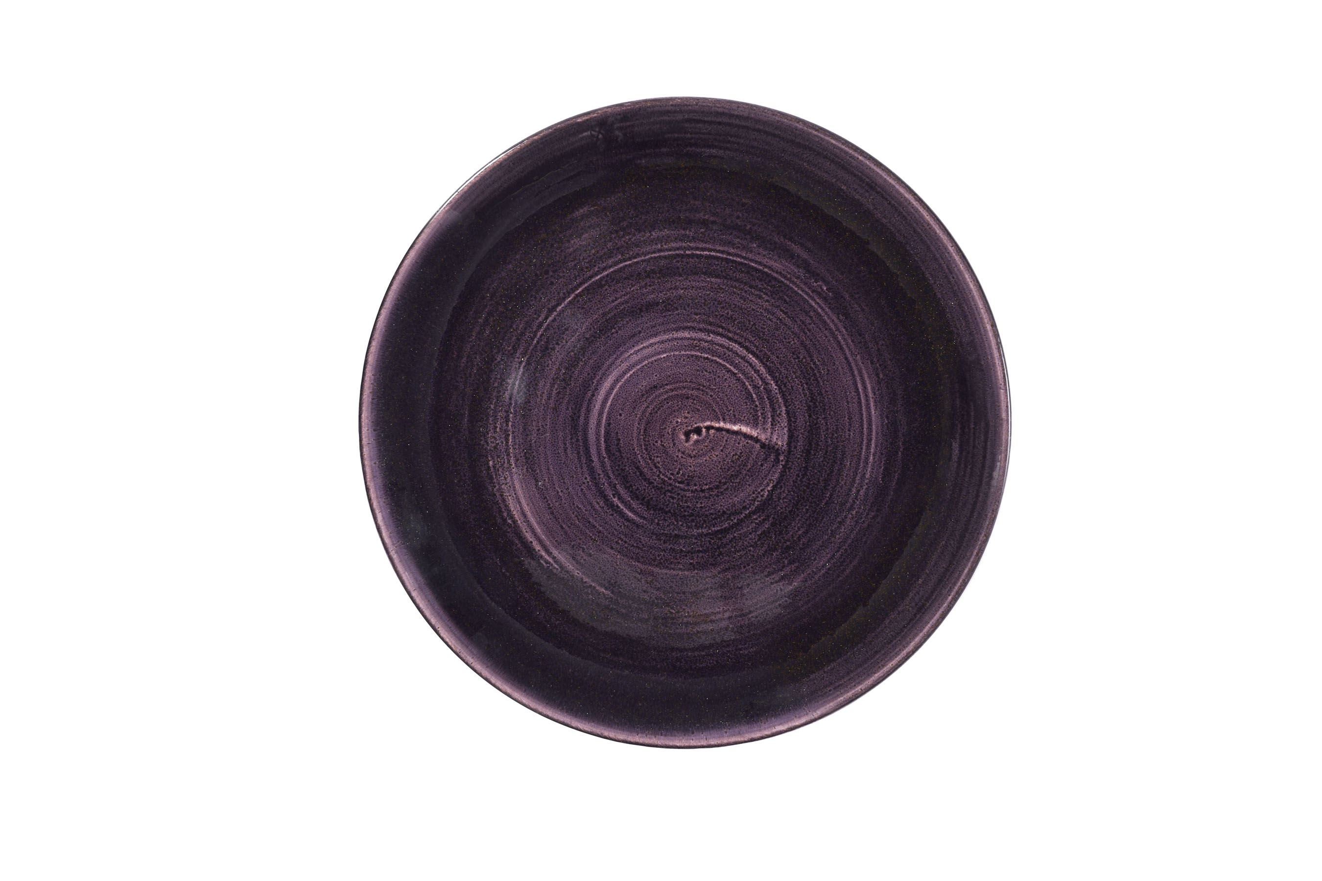 Churchill, Stonecats Patina : Deep Purple - Teller flach Coup, 28,8 cm