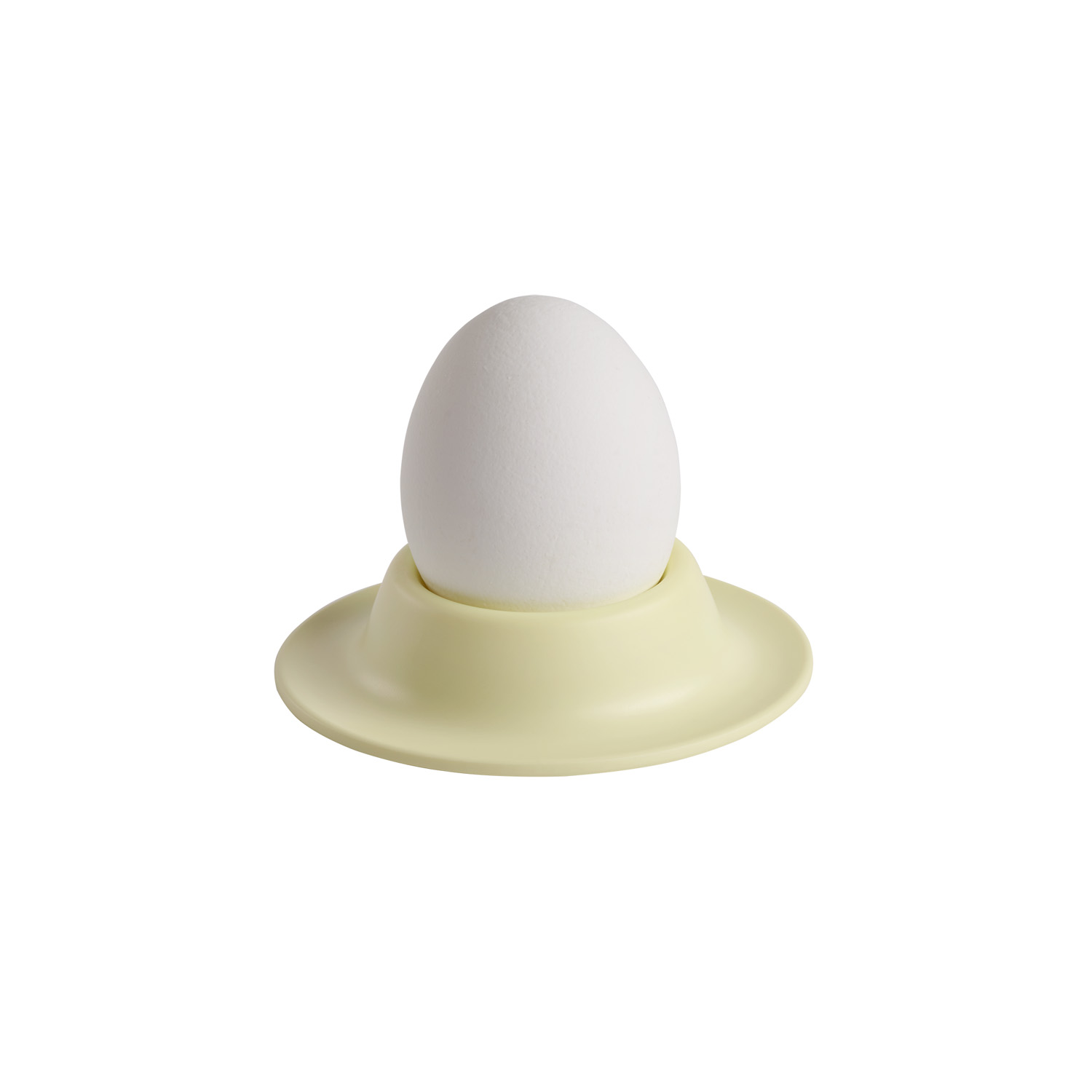 Eierbecher EGGY, 4er Set, gelb matt, D: 8,5 cm, H: 2 cm
