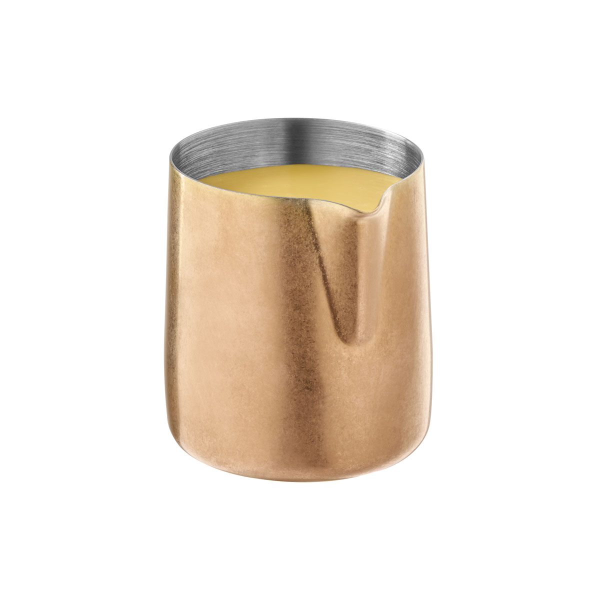 Giesser FLOW, 18/8 Edelstahl, Vintage Look Kupfer, PVD-beschichtet, D: 6 cm, H: 6,5 cm, I: 150 ml