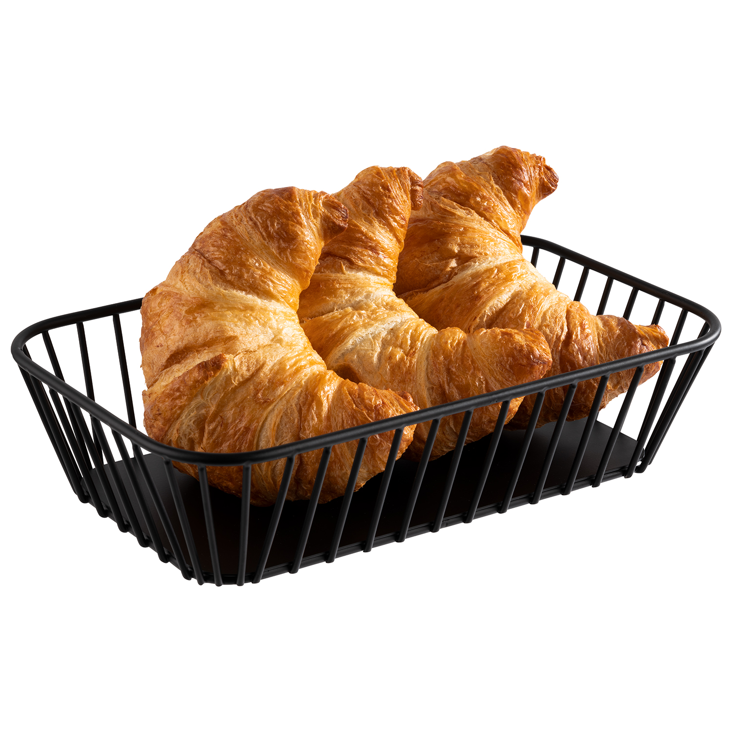 GN 1/4 Korb URBAN, Metall, 26,5 x 16,2 cm, H: 7,5 cm, Farbe: schwarz