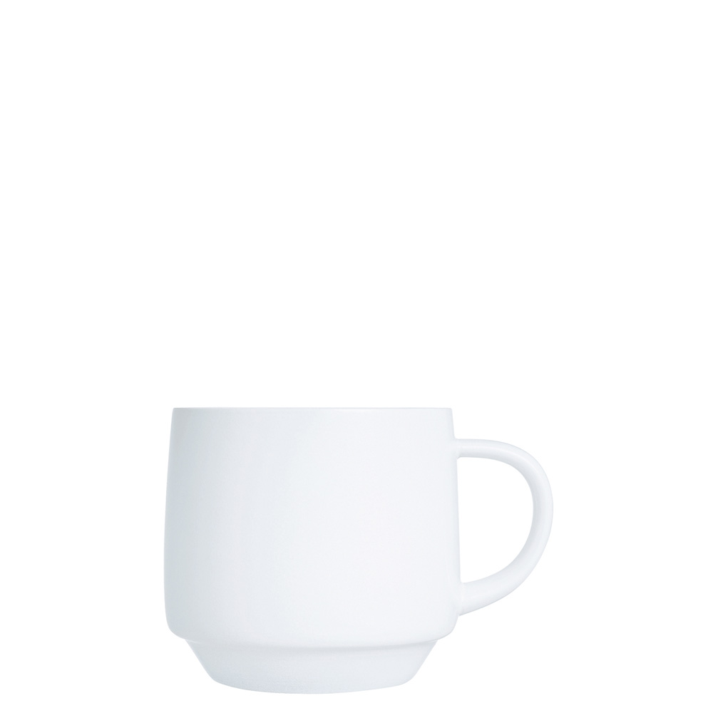 Arcoroc, Intensity - Kaffee-Obere stpb., uni, weiss, 0,25 ltr.
