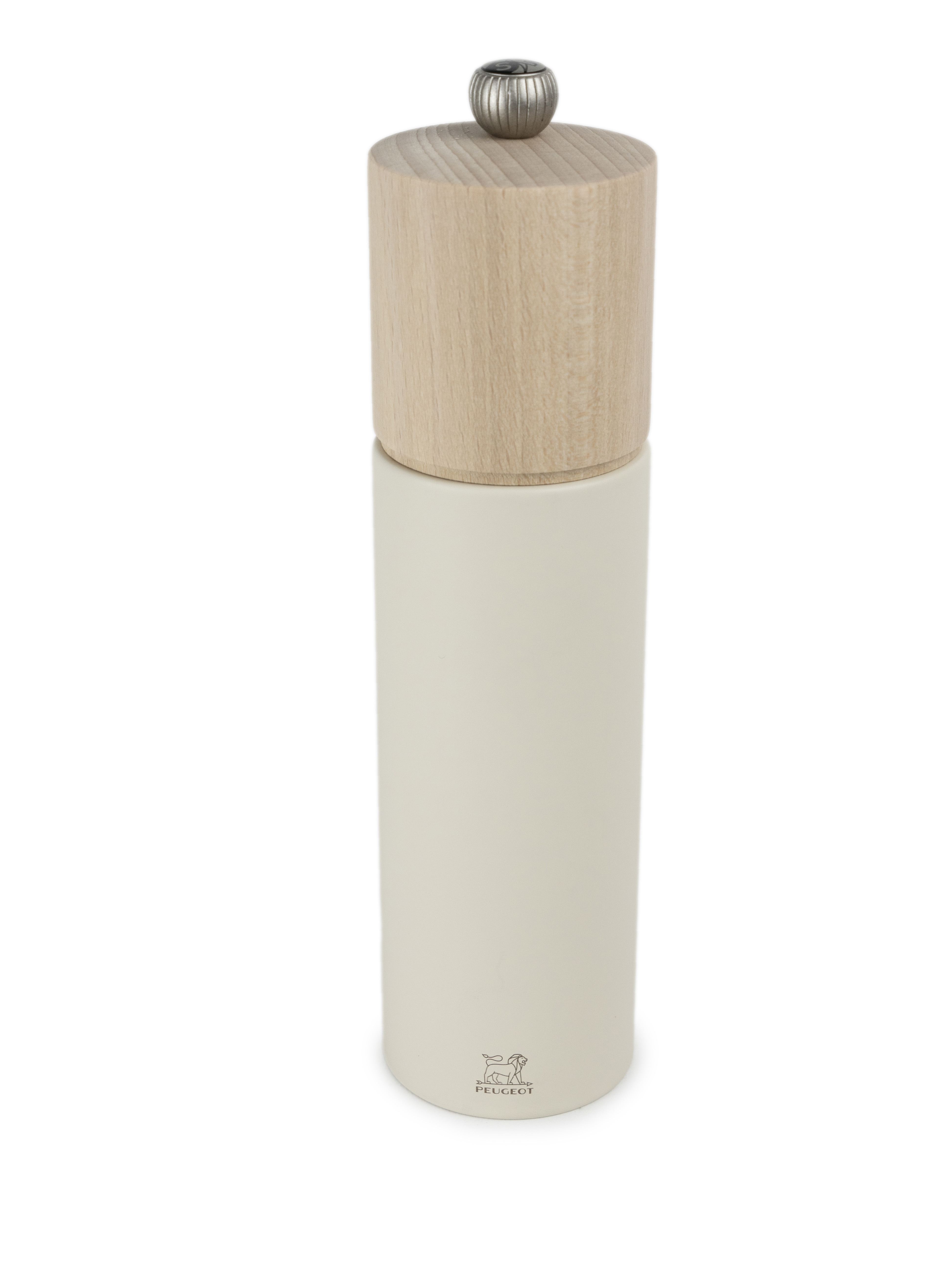 Peugeot : Boreal - Salzmühle, manuelle Buchenholz-Mühle, Größe: 21 cm, Farbe: federweiss