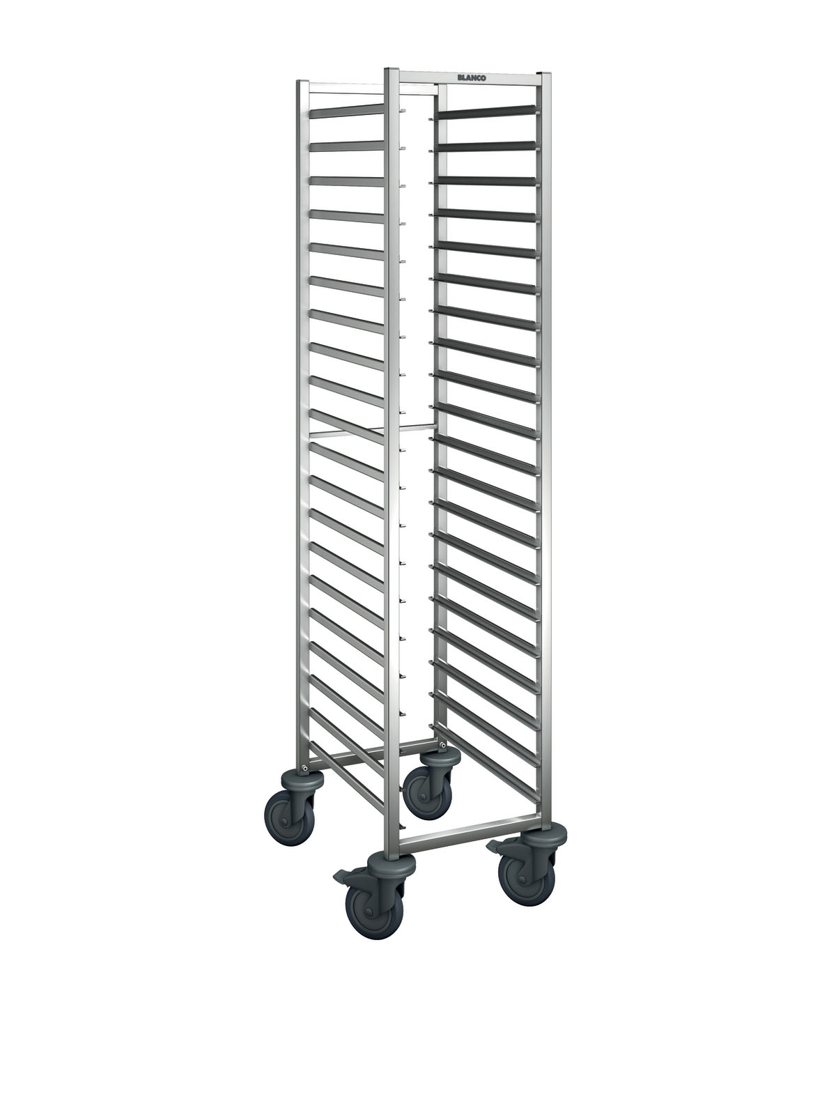 Regalwagen RWR 160-20, Kap.: 20 GN 1/1 oder 40 GN 1/2, Trgf.: max. 200 kg, LxBxH: 46 x 61,3 x 180 cm