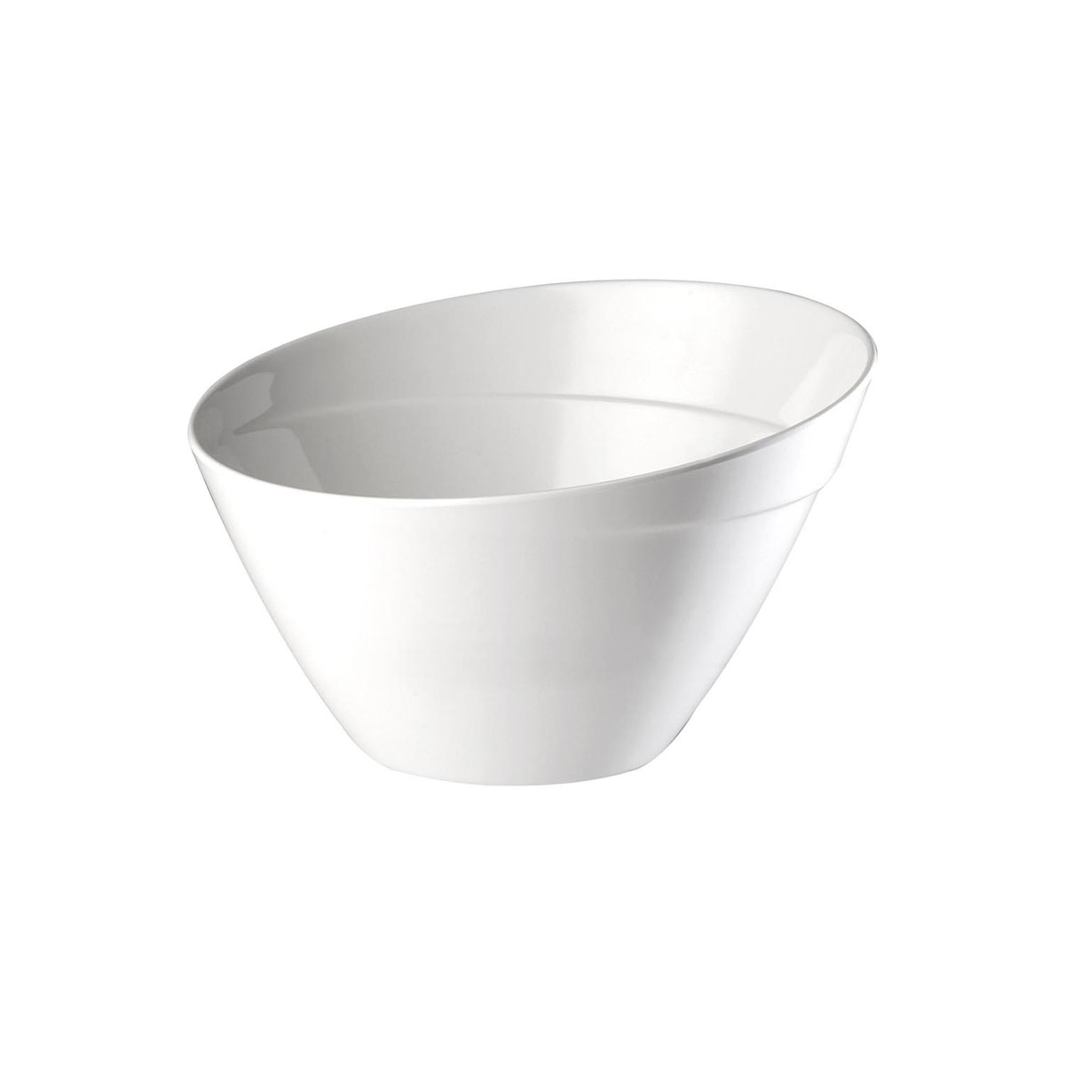 Schale FRIENDLY, PET, uni, weiss, D: 14,5 cm, H: 9 cm, I: 0,4 ltr.