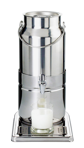 Milchkanne TOP FRESH, 23 x 35 cm, H: 45 cm, 5 ltr., 18/8 Edelstahl