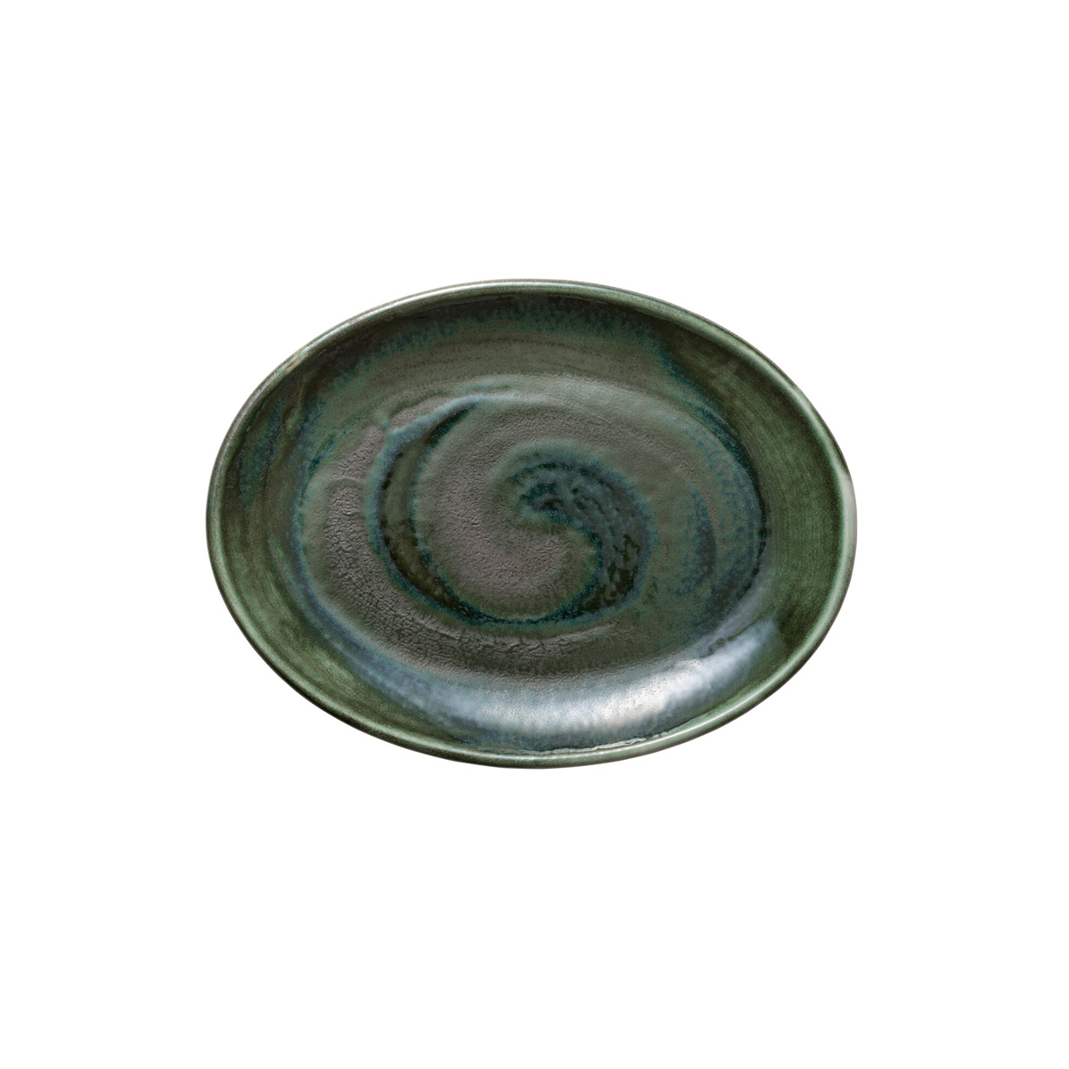 Heart & Soul, Perfect Match : Avocado - Platte oval coup 25 x 19 cm