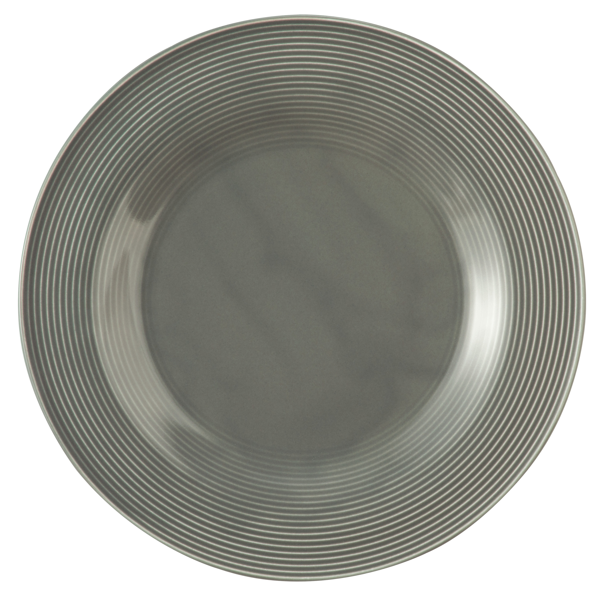 Seltmann Weiden, Beat : Perlgrau - Teller flach mit Relief 30 cm