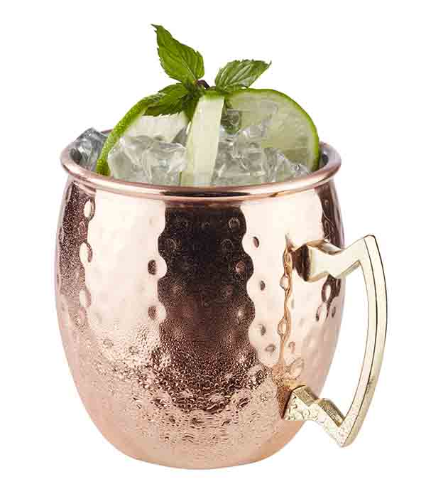 Becher MOSCOW MULE D: 9 cm, H: 10 cm, I: 0,55 ltr., Edelstahl, Kupferlook, glänzend