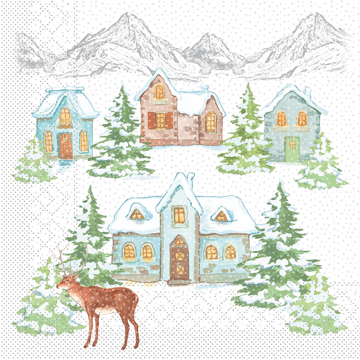 Servietten - Weihnachtsmotiv SANDY Tissue