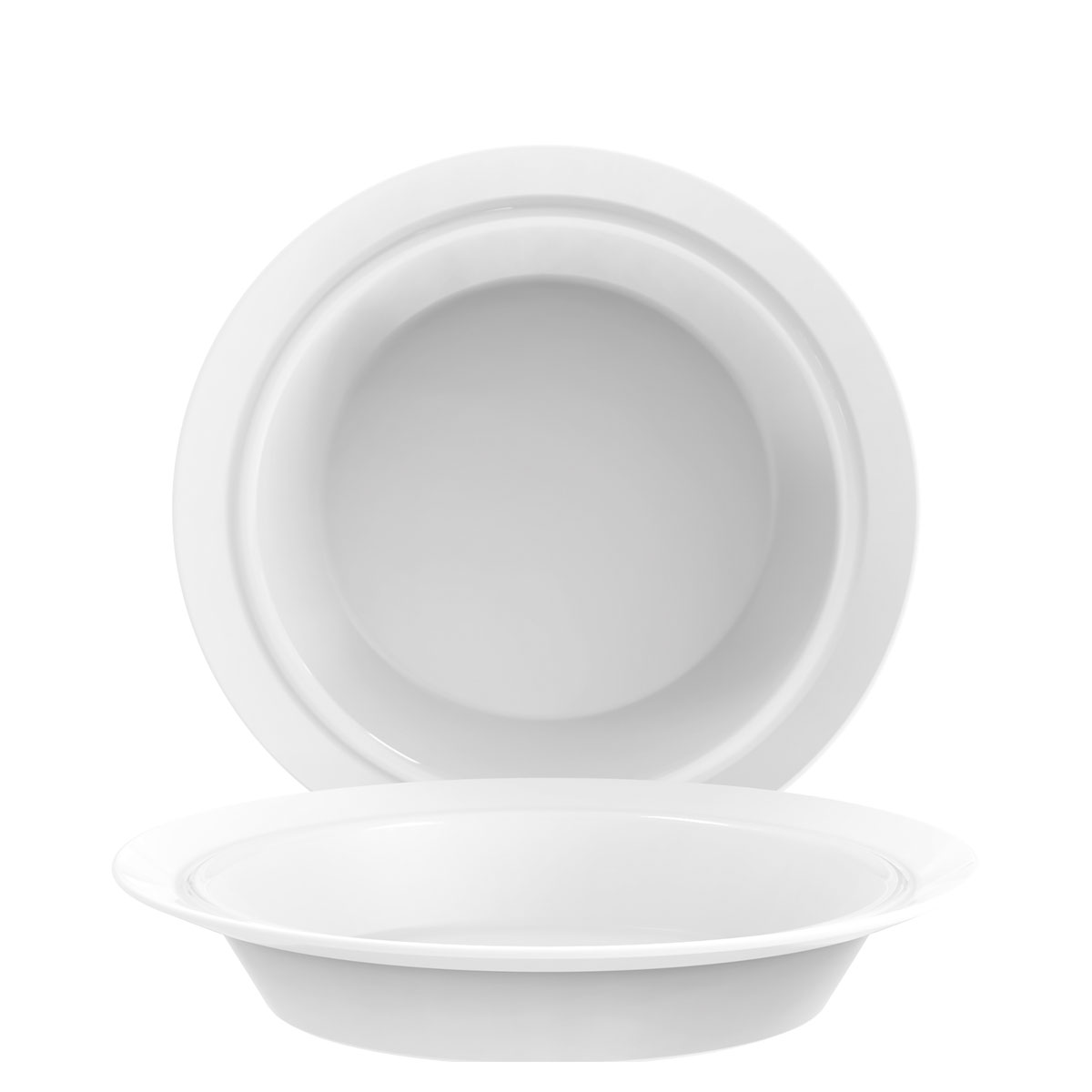 Arcoroc, Autonomy : White - Teller tief, 23 cm/ 0,55 ltr.