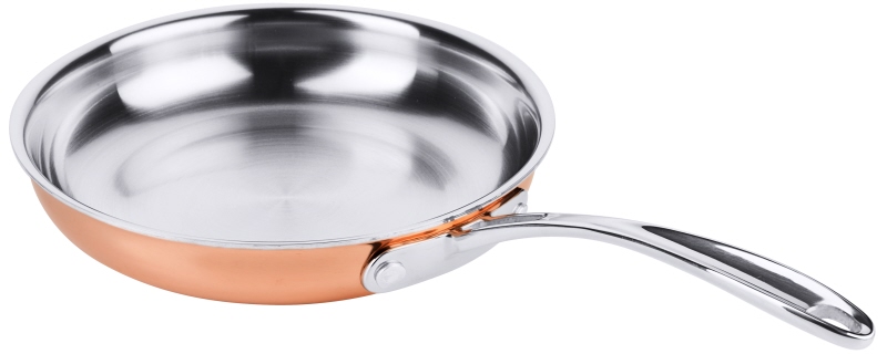 Flambierpfanne, Kupferkochgeschirr, D: 20 cm, H: 4 cm