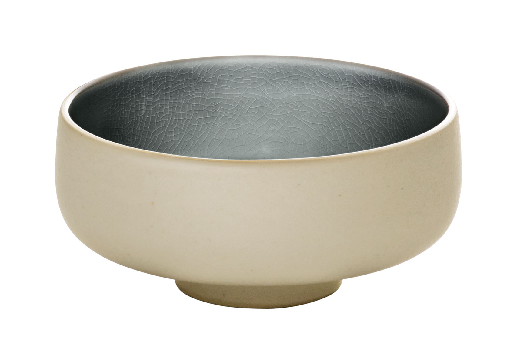 Playground, Steinzeug - NARA Grau : Dip-Schälchen rund 8 cm/ 0,1 ltr.