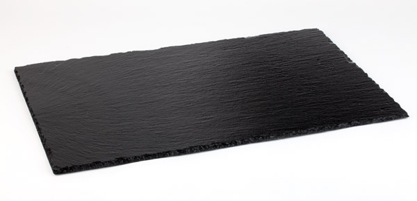 GN 2/4 Naturschieferplatte SUPERBOX 53 x 16,2 cm, Materialstärke 6 - 9 mm, gebrochene Kanten