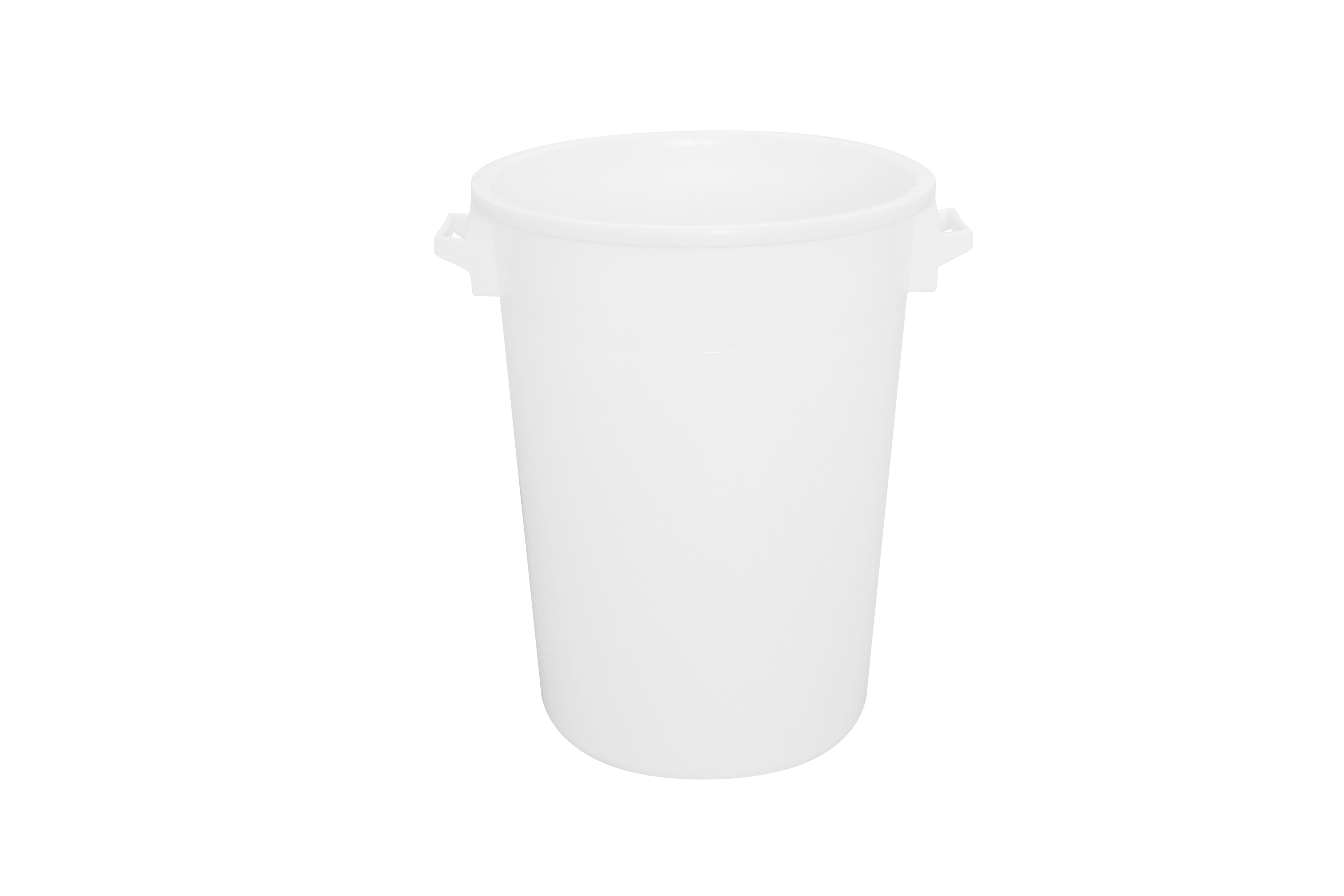 Kübel m. 2 Griffen, HDPE weiss, 520 x 410 x 670 mm, Inhalt: 100 ltr.