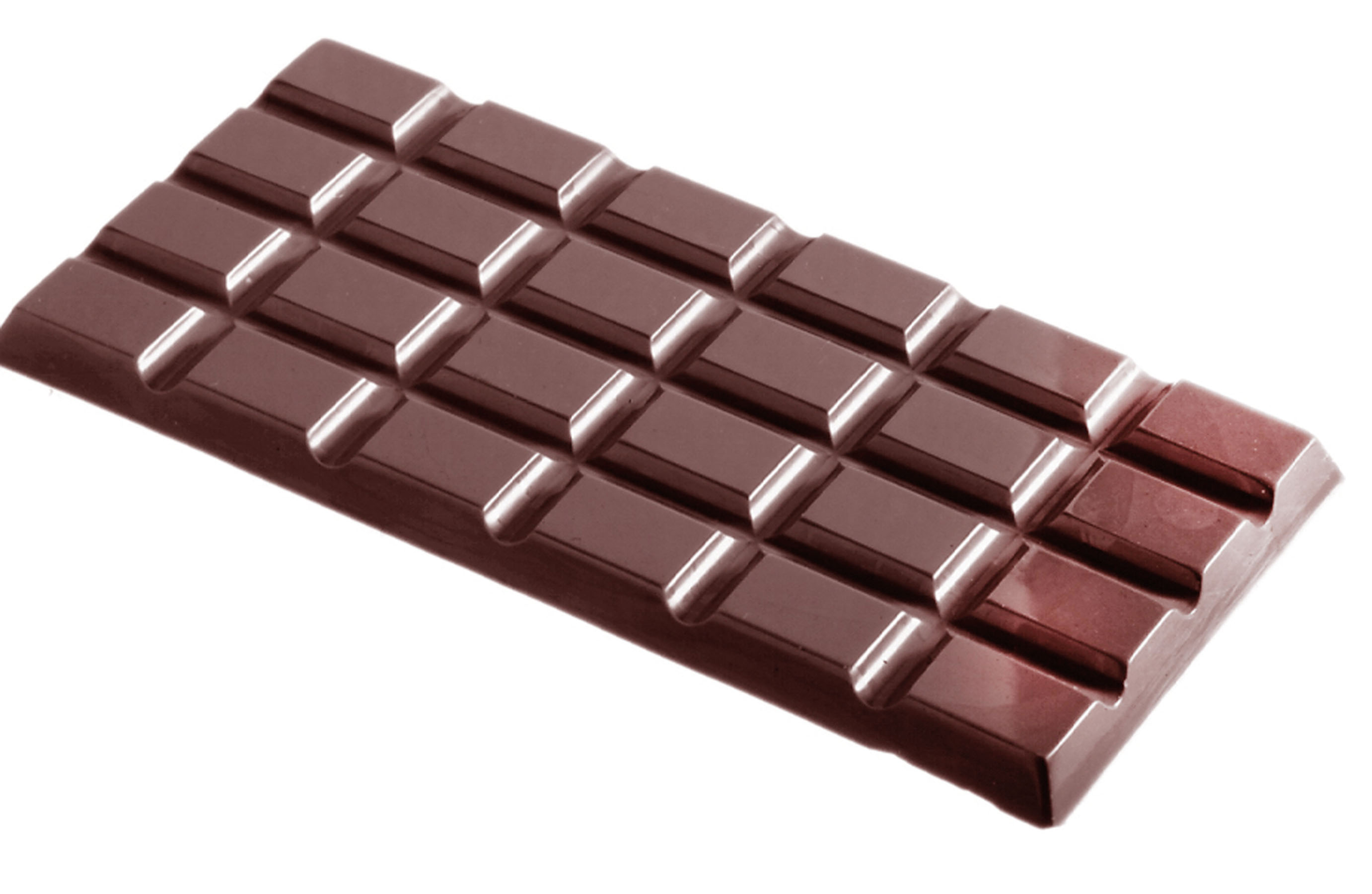 Schokoladen- Form, 275 x 175 mm, 1 x 3 Stück 156 x 77 x 8 mm