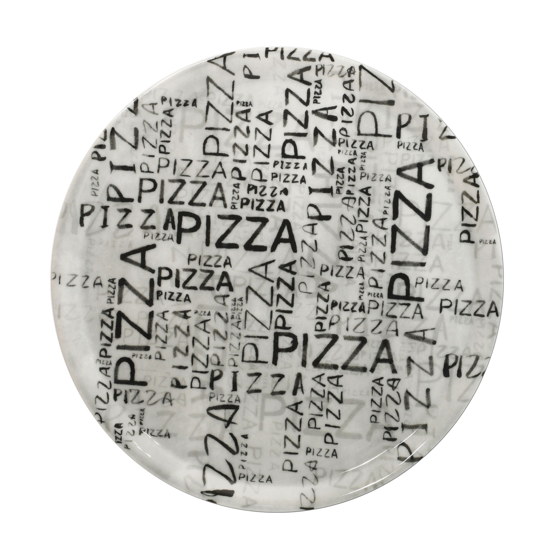 Saturnia, Napoli : Dekor White & Black - Pizzateller rund, 31 cm