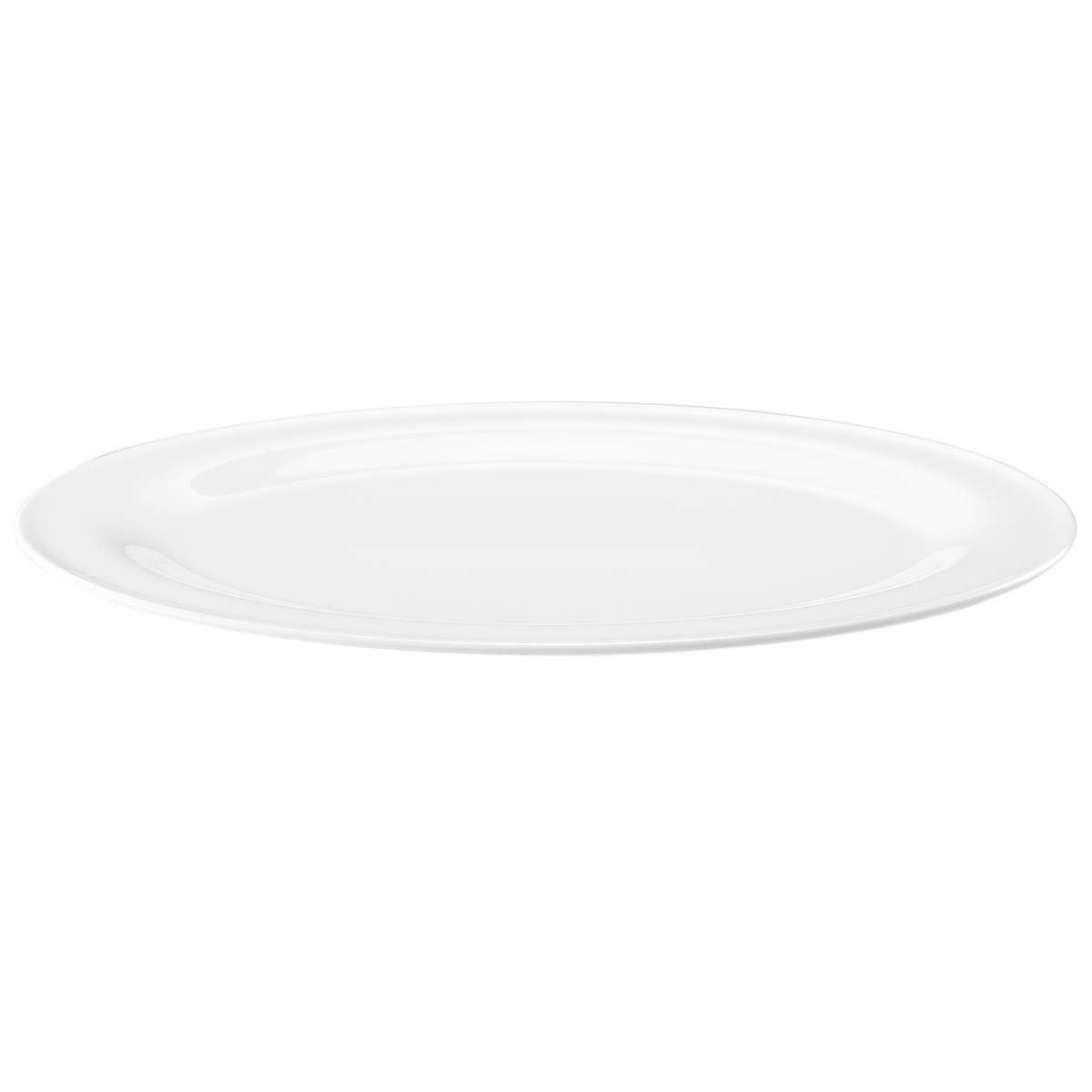 Seltmann Weiden, Community - Platte oval, uni, weiß, 35 cm