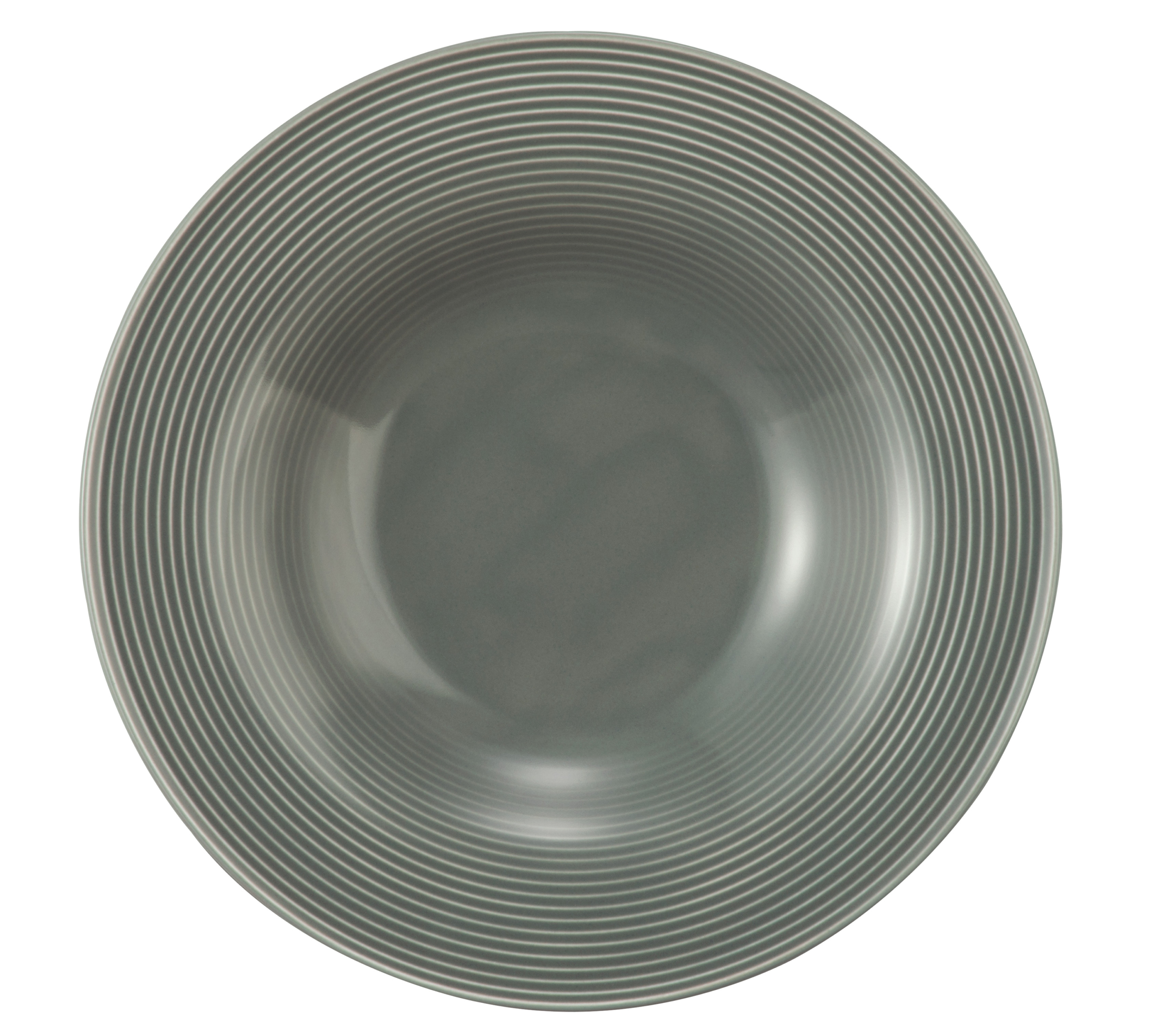 Seltmann Weiden, Beat : Perlgrau - Pasta-, Salatteller rund mit Relief, 27,5 cm/ 0,5 ltr.