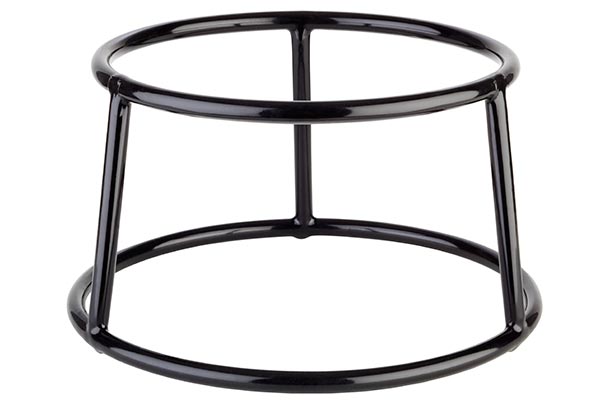 Buffetständer MULTI ROUND, D: 15,5 / 18 cm, H: 10 cm Metall, schwarz ummantelt