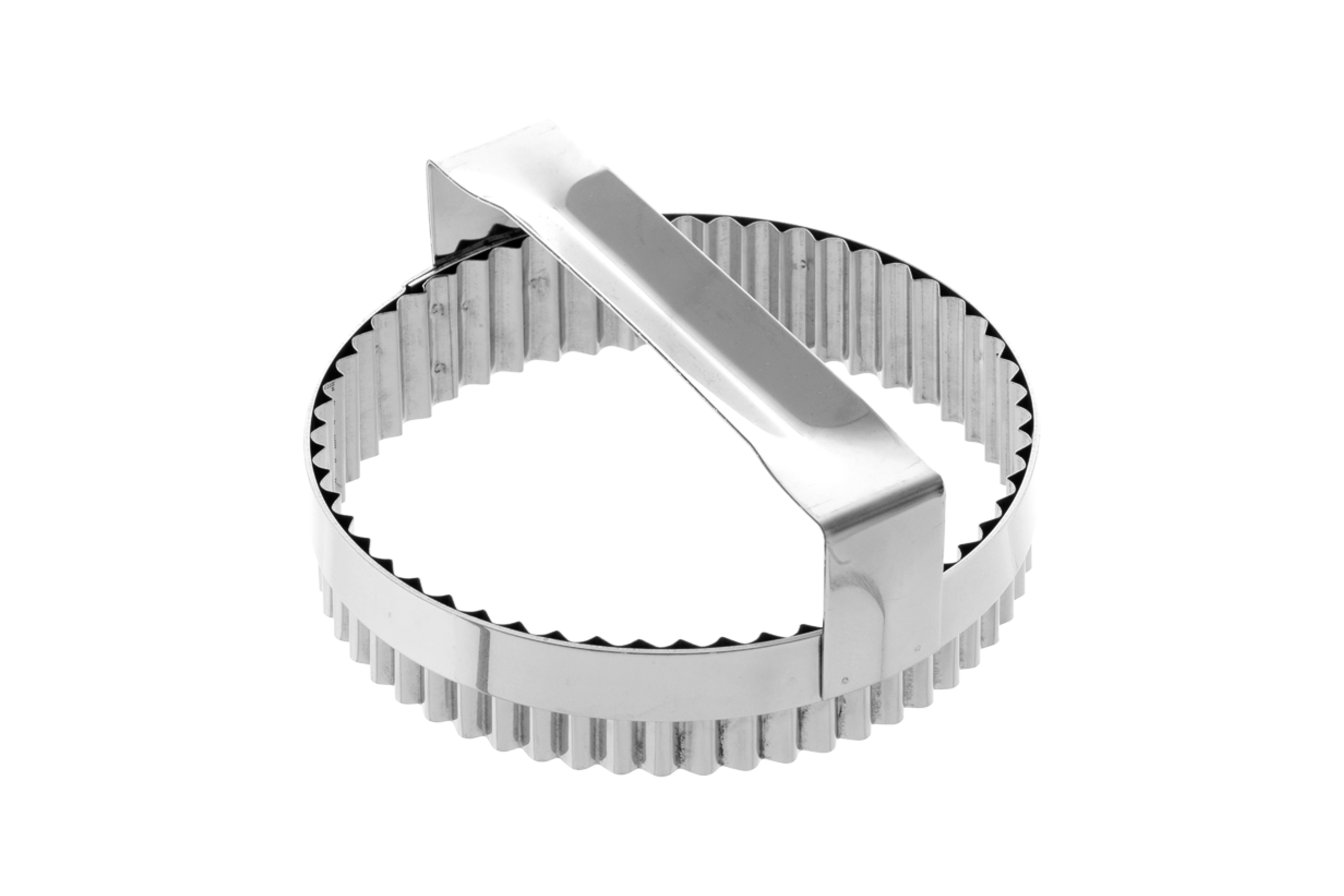 Ausstecher Rund, gezackt 145 mm, Höhe: 30 mm, Edelstahl
