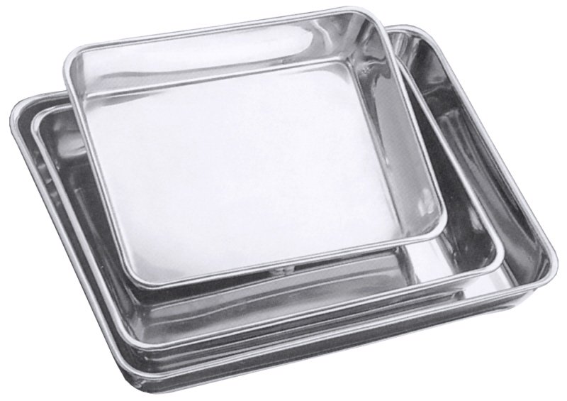 Auslageschale, EdSt. 18/10, hochglänzend, 36 x 27,5 x 5 cm, I: 4 ltr.