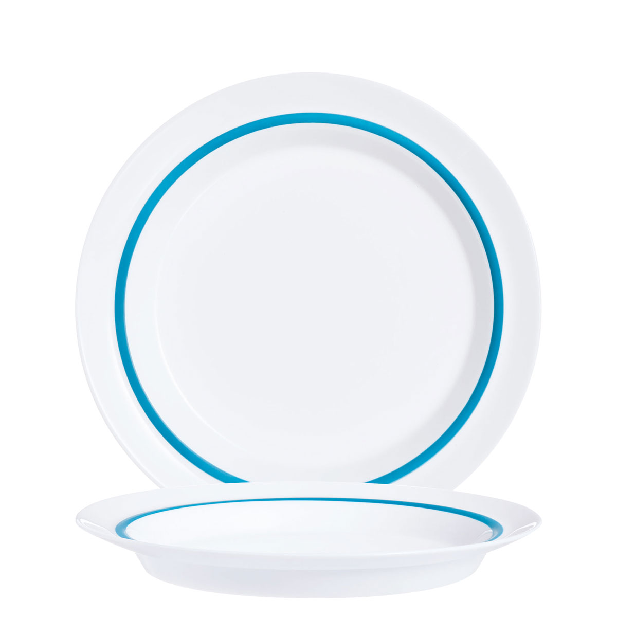 Arcoroc, Autonomy : Blue - Teller flach, 23 cm