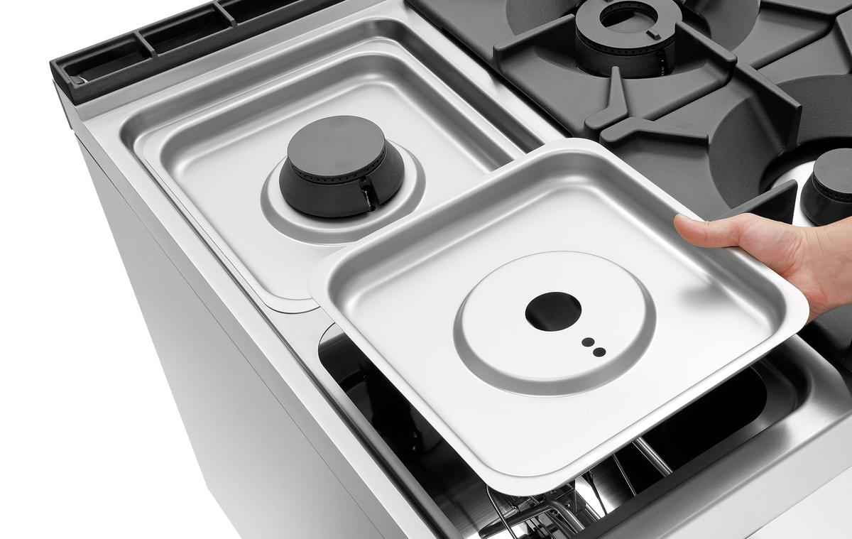 6-Flammen Gasherd, GBO 2/1GN, NS