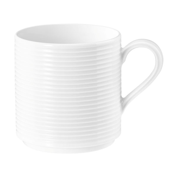Seltmann Weiden, Blues - Becher m. Hkl., weiss, uni, 0,28 ltr.