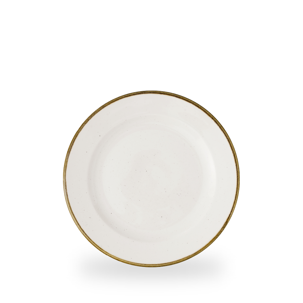 Churchill, Stonecast Profile : Barley White - Teller flach Fahne, 23,4 cm