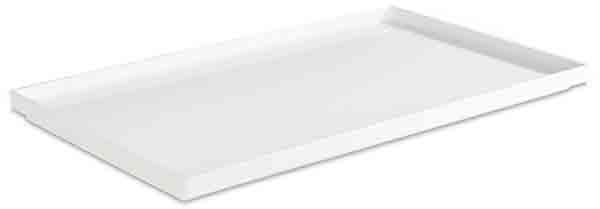 GN 1/1 Tablett ASIA PLUS 53 x 32,5 cm, H: 3 cm, Melamin, außen: weiss, matt