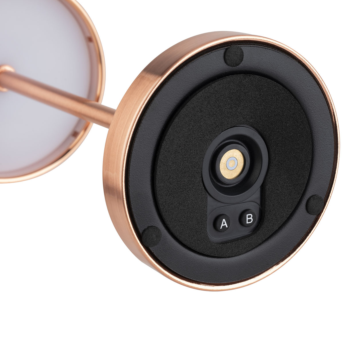 Tischleuchte MERLE MINI, Metall, Farbe: kupfer, 1x LED 1,0 W / 100 lm, dimmbar in 3 Stufen, D: 9 cm, H: 25 cm