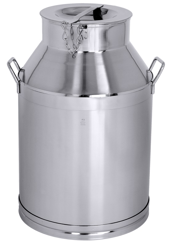 Transportkanne, I: 30 ltr., D: 32 cm, H: 48 cm, Edelstahl