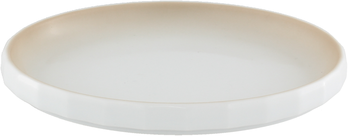 Bauscher, Edge : Gradient Beige 700746 - Teller flach rund, 15 cm