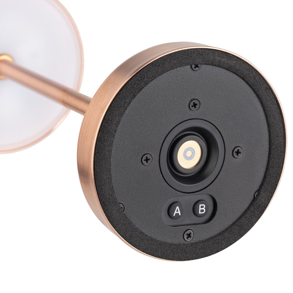 Tischleuchte ALVA, Metall, Farbe: kupfer, 1x LED 1,0 W / 100 lm, dimmbar in 3 Stufen, D: 8 cm, H: 20 cm