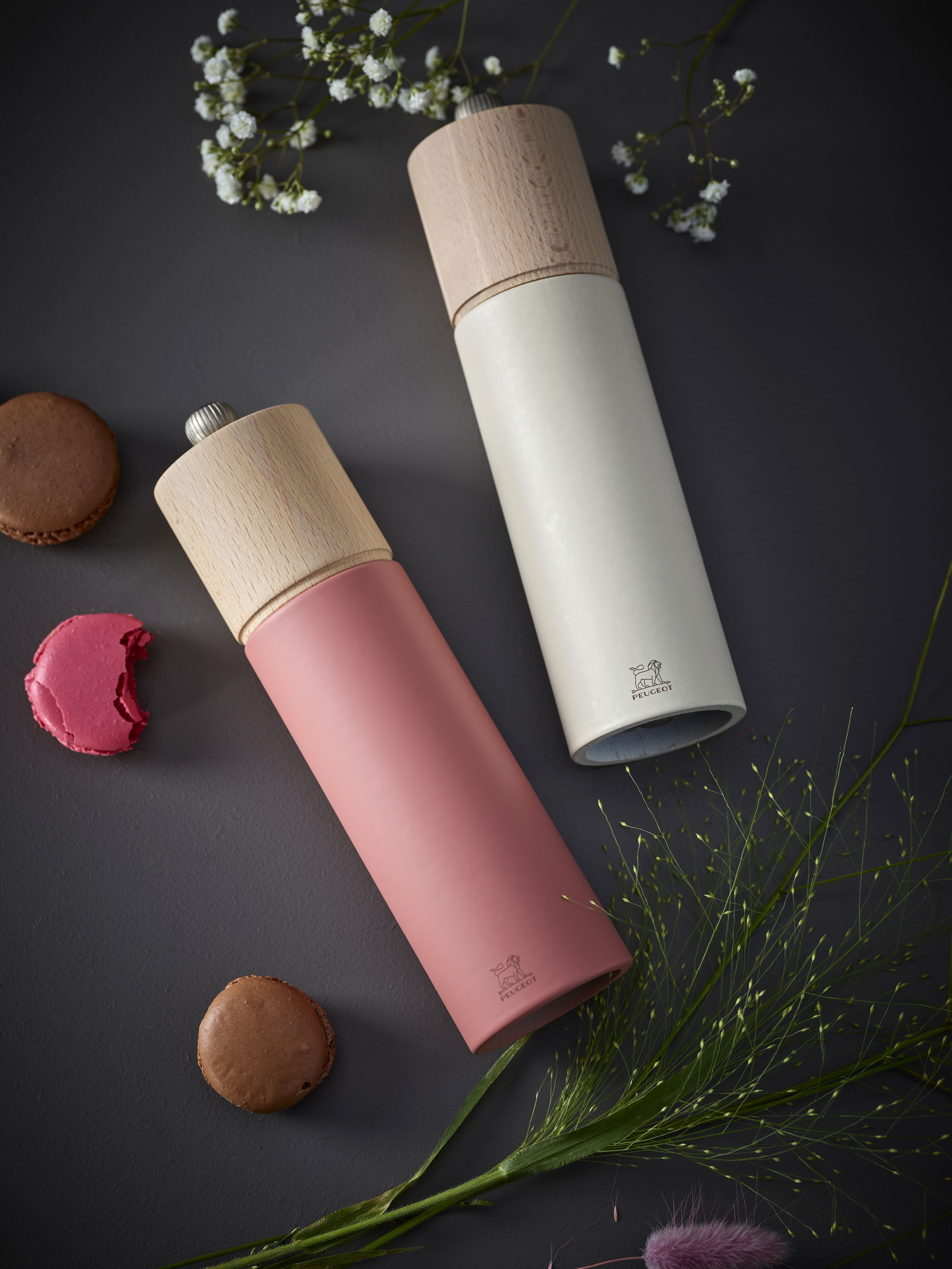 Peugeot : Boreal - Pfeffermühle, manuelle Buchenholz-Mühle, Größe: 21 cm, Farbe: altrosa