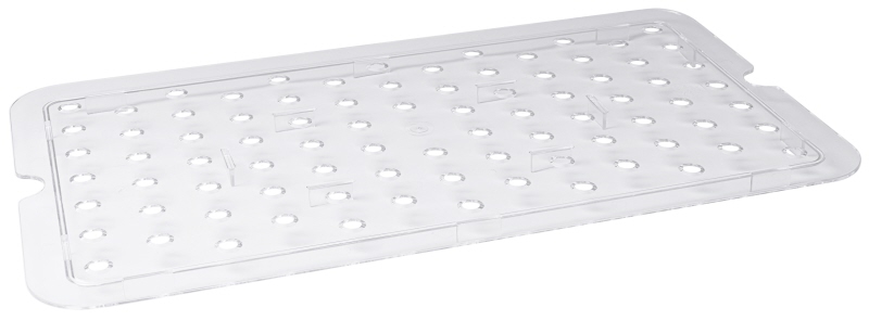 GN 1/1 Einlegeboden gelocht, Polycarbonat, 46,5 x 26,5 x 1,5 cm