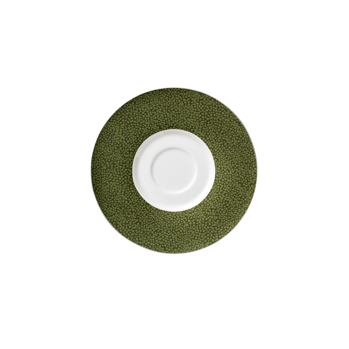 Bauscher, Purity : 425914 Pearls Greens - Untere m. 2 Spiegeln, bonewhite, 16,5 cm